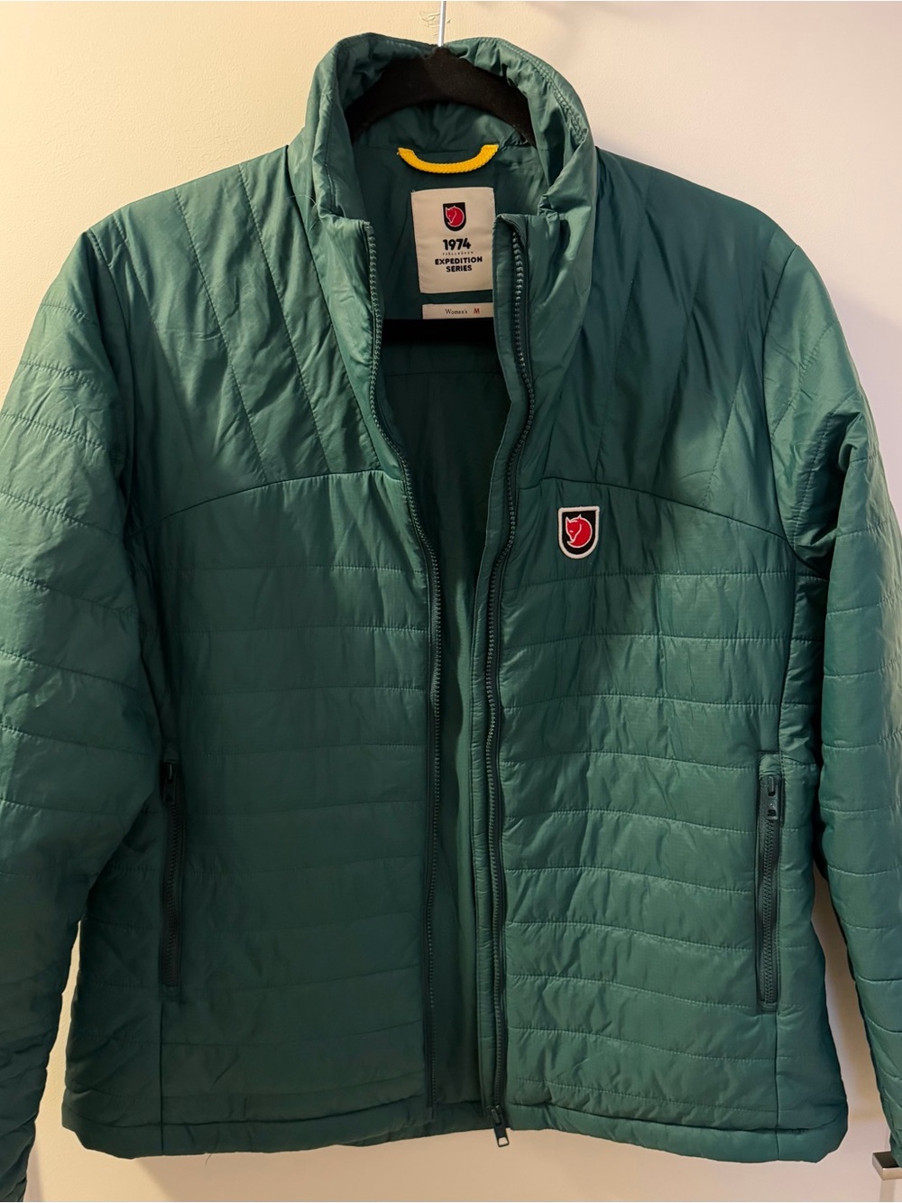 Women’s Fjallraven Green Quilted Insulated Puffer Jacket